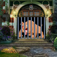 Free online html5 games - Games4King Angry Bull Dog Escape game 