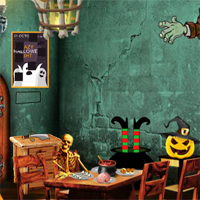 Free online html5 games - Hallows Eve House Escape game 