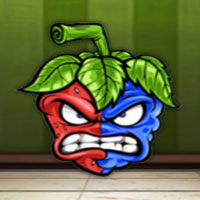 Free online html5 games - 8b Friendly Apple Cartoon in Doorway game 