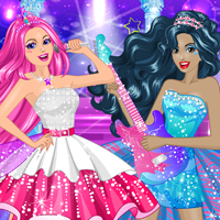 Free online html5 games - Barbie at Rock'n Royal College game 