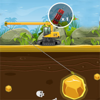 Free online html5 games - Gold Miner HD game 