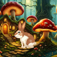 Free online html5 games - Mushroom Land Rabbit Escape game 