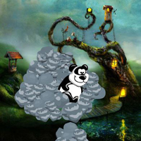 Free online html5 games - Panda Trapped In Clay game 