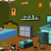 Free online html5 games - Emarald Green House Escape game 