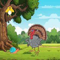 Free online html5 escape games - BIG Turkey Forages The Eggs