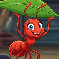 Free online html5 escape games - Busy Leaf Ant Escape