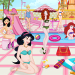 Free online html5 games - Princess Swimming Pool Decor game 