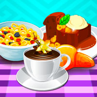 Free online html5 games - Cooking Milk Cereals And Pudding game 