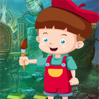 Free online html5 games - G4K Painting Baby Escape game 
