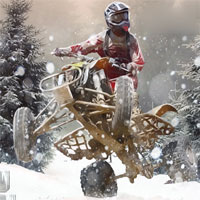 Free online html5 games - Snow Racing ATV game 