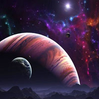 Free online html5 games - Escape From Universe Landscape HTML5 game 