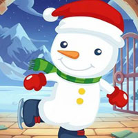 Free online html5 escape games - Bright Snowman Escape