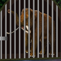 Free online html5 games - Big Mammoth Land Escape game 