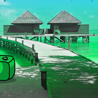 Free online html5 games - Holiday Secret Beach Escape game 