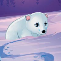 Free online html5 games - Trapped Polar Bear Escape game 