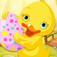 Free online html5 escape games - Duck with Colorful Egg Escape