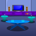 Free online html5 games - Escape From Dark Living Room game 
