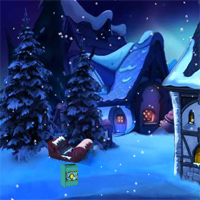 Free online html5 games - EnaGames The Frozen Sleigh-St Pauls House Escape game 