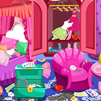 Free online html5 games - Princess room cleanup 3 game 