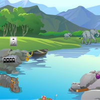 Free online html5 games - Jungle Forest Escape MeenaGames game 