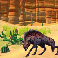 Free online html5 games - Escape From Hyena Desert HTML5 game 