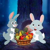 Free online html5 games - Wow Bunnys Receives The Food game - Games2rule 
