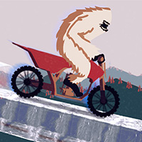 Free online html5 games - Yeti Extreme Motocross game 