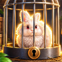 Free online html5 escape games - Free the Caged Angora Rabbit