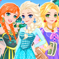 Free online html5 games - Frozen Sisters Manga Makeover game 