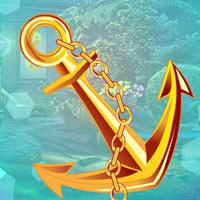 Free online html5 games - G4K Find Gold Ship Anchor game 