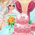 Free online html5 games - Elsa Wedding Cake game - Games2rule 