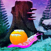 Free online html5 games - Snow Fantasy Snail Escape HTML5 game 