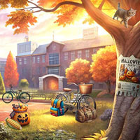 Free online html5 games - Halloween at School game 