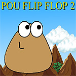 Free online html5 games - Pou Flip Flop game 