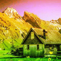 Free online html5 games - Dramatic Mountain Forest Escape game 