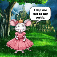 Free online html5 games - Rat Princess Reach The Castle game 
