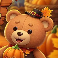 Free online html5 escape games - Thanksgiving Teddy Escape