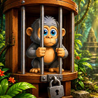 Free online html5 escape games - Rescue the Captured Monkey