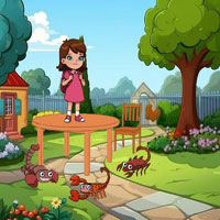Free online html5 escape games - Wow Girl Escaped Scorpions Surroundings