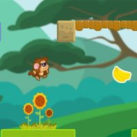 Free online html5 games - Jumpy Ape Joe game 