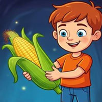 Free online html5 escape games - Brave Corn Boy Escape