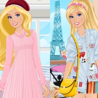 Free online html5 games - Barbie Paris Vs New York game 