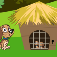 Free online html5 games - 8b Puppies Rescue game 