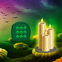 Free online html5 games - Cursed Candle Forest Escape game 