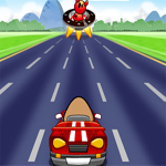 Free online html5 games - Pou Karting 5 game 