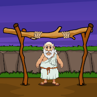 Free online html5 games - Rescue The Grandpa From Stone Age Village game 