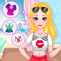 Free online html5 games - Barbie Summer T-shirt Makeover  game 