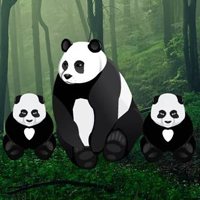 Free online html5 games - Baby Twin Panda Escape HTML5 game 