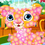 Free online html5 games - Caring Lion Puppy game 