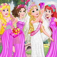 Free online html5 games - Disney Princess Bridal Shower game 